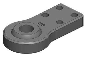Zaczep oczkowy 70x70 Besson kat. 4 Ø 51 mm 00659170A02