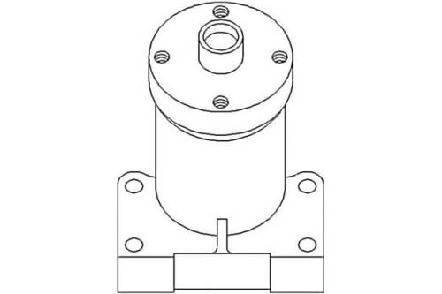 Wał wentylatora AV100483 - Intertraktor