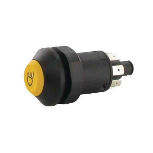 Przełącznik przyciskowy, lamp roboczych, okrągły, żółty 11175250PN - Intertraktor