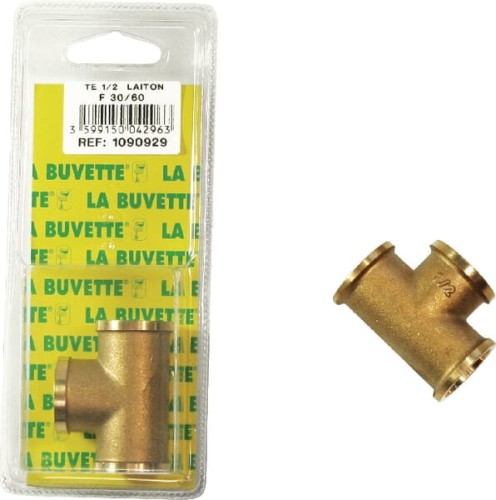 Trójnik F30/60, 1/2", mosiądz BU1090929 - Intertraktor