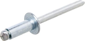 Nit zrywalny stal/stal z łbem płaskim, 6.4 x 15 mm BN6415SS