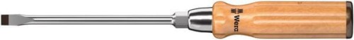 Wkrętak płaski z drewnianym uchwytem Wera, 7,0x125 mm SC930A70 - Intertraktor
