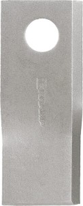 Nożyk kosiarki rotacyjnej lewy 118x48x4 mm otwór Ø 19 mm okrągły pasuje do Fella 25 szt. 133075KR
