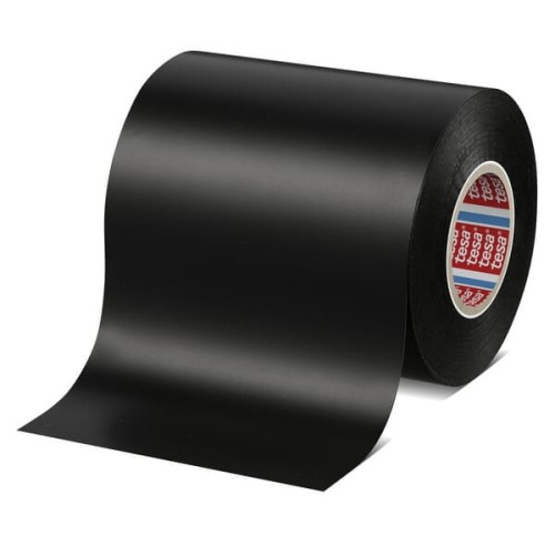 Taśma wielofunkcyjna z miękkiego PCW, czarna, 33 m x 100 mm, TesaFLEX® T041630001692 - Intertraktor