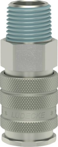 Szybkozłączka gwint zewnętrzny BSP 1/2" ESIG12A - Intertraktor