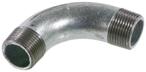 Kształtka rurowa nr 3 kolano 90° gwint zew./ gwint zew. ocynk, 3/4" FG334 - Intertraktor