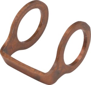 Podkładka miedziana podwójna, 8x12x1.0mm H-13mm CU81210H13