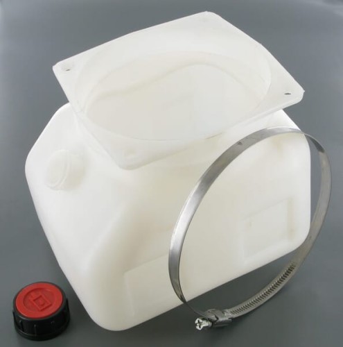 Zbiornik PE, 1 l + zestaw montażowy MPPT001P - Intertraktor