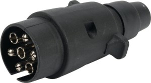 Wtyczka 7-styk. 12V z tworzywa LA403011