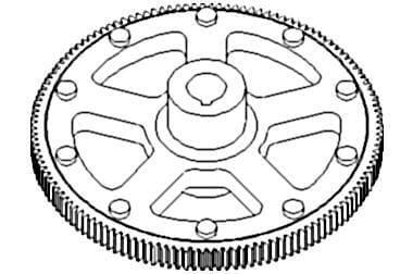 Koło zamachowe AV100270 - Intertraktor