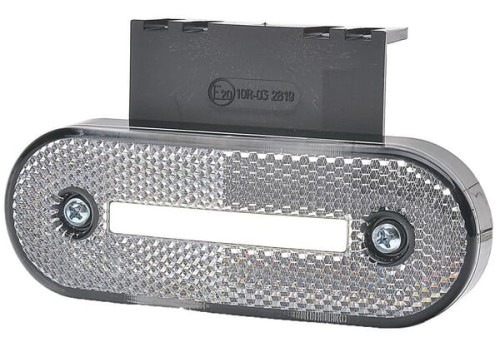 Lampa obrysowa LED, prostokątna, 12-24V, 115.3x41.3x20 mm, Kramp LA30155F - Intertraktor