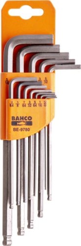 Zestaw kluczy imbusowych 9780 Bahco, 12 szt SLBE9780 - Intertraktor