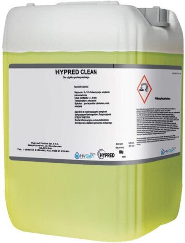 HYPRED CLEAN - Zasadowy środek myjący, 10 kg HYPREDCLEAN10 - Intertraktor