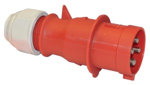 Wtyczka przenośna CEE 32A 4P 400V B021365