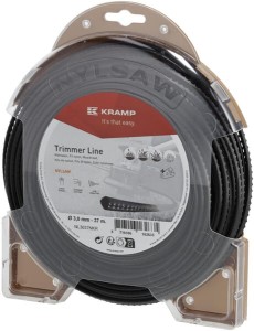 Żyłka tnąca Ø 3.5mm 27m kwadratowa Nylsaw czarna Kramp NL3527NKR