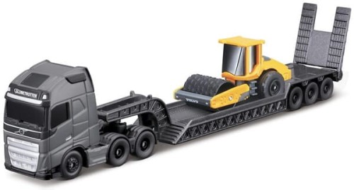 Ciągnik siodłowy Volvo FH16 z przyczepą niskopodwoziową + walec Volvo SD160B MA1154118995 - Intertraktor