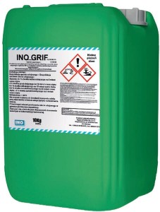 INO GRIF - Kwaśny płyn do mycia i dezynfekcji aparatu udojowego, 10 kg INOGRIF10