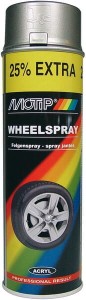 Lakier do felg Rally, stalowy 500 ml 04010