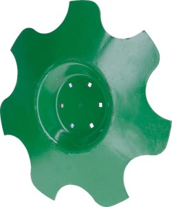 Talerz kroju uzębiony, skrajny, lewy, Ø 660 / 6 mm 50202431360010