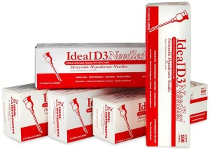 Igła iniekcyjna Ideal D3 1.3x19 mm nasadka stalowa 100 szt. SA9421