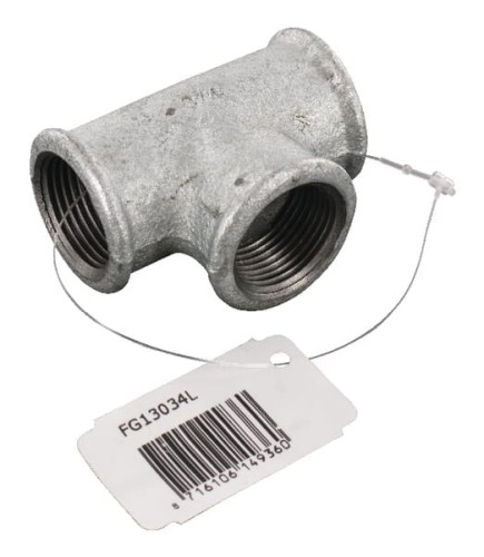 Kształtka rurowa nr 130 trójnik 3 x gwint wew. ocynk, 3/4" FG13034L - Intertraktor