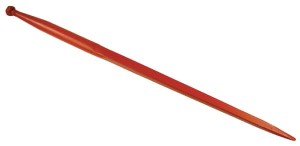 Ząb ładowacza, prosty, profil kwadratowy 50x1250 mm końcówka szpiczasta z nakrętką M28x1.5 czerwony SHW FT51