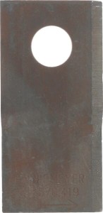 Nożyk kosiarki rotacyjnej lewy 100x48x3 mm otwór Ø 19 mm okrągły pasuje do Niemeyer 570419