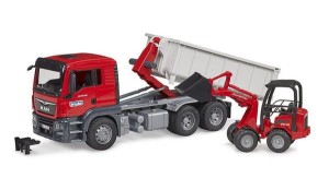 Ciężarówka MAN TGS ze skipem i ładowarką SchäfferCompact 2630 U03767