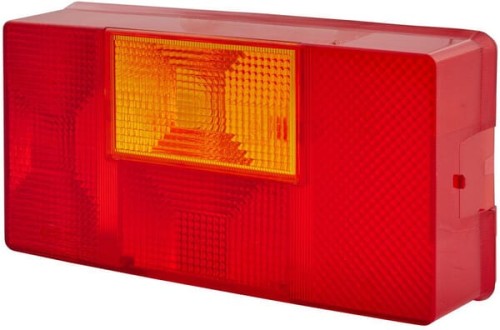 Klosz lampy, czerwony/przezroczysty/pomarańczowy tylny/lewy Hella 9EL136833001 - Intertraktor