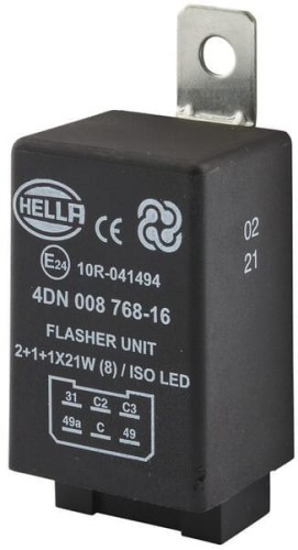 Nadajnik błyskowy LED 6 polig 12V 4DN008768167 - Intertraktor