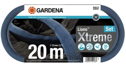 Textile Hose Liano™ Xtreme 13 mm (1/2"), 20 m set GA18470 - Intertraktor