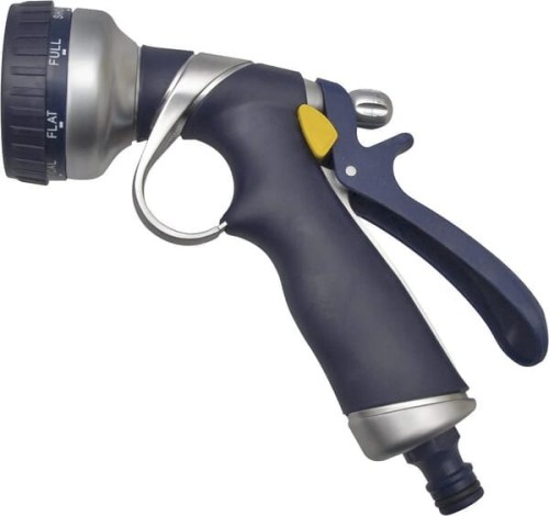 Zraszacz pistoletowy 8 funkcji metal - guma, DY2072 1731152072 - Intertraktor