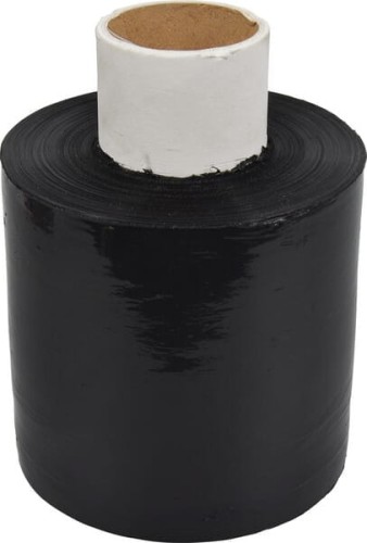 Folia stretch, 10 cm x 250 m czarna VPM13230 - Intertraktor