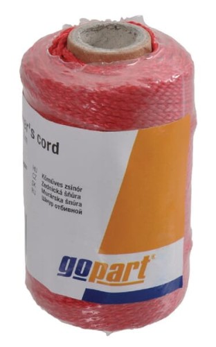 Sznurek murarski, czerwony 1.75x50 m 200025GP - Intertraktor