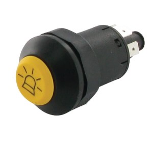Przełącznik przyciskowy, lampy błyskowej, okrągły, żółty 11110100PN