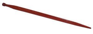 Ząb ładowacza, prosty, profil podwójne T 36x810 mm końcówka szpiczasta z nakrętką M22x1.5 czerwony SHW FT1060