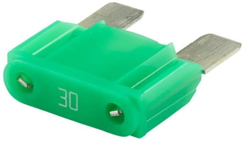 Bezpiecznik płaski Maxi, 30AL=34.1 mm zielony op. 10 szt. Hella 8JS728595141 - Intertraktor