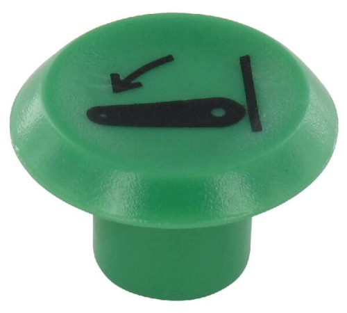 Symbol przełącznika, podnośnika, okrągły, zielony 11346310PN - Intertraktor
