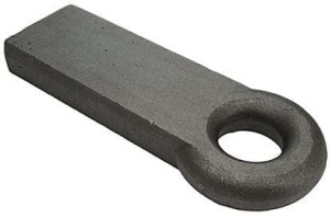 Ucho zaczepu ze wzmocnionym pierścieniem VLE2313