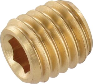 Śruba dławiąca SSM M8 ø 2.5 mm mosieżna SSM8825BR