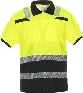 Koszulka polo Thorne z krótkim rękawem Trendy Hi-Vis żółto/czarna, rozmiar 3XL 040445YB3XL