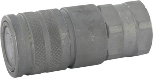 Szybkozłącze płaskie FFH gniazdo 1/2" gwint wewnętrzny 1-1/16" UNF ORB FFH0834SAEF - Intertraktor