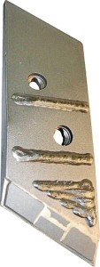 Dłuto lemiesza, prawe z węglikiem spiekanym XL/XLP/XS/XU pasujące do Överum Kramp 41659460809CN