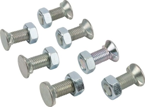 Zestaw śrub 7 szt. M11x30 mm podsadzenie owalne + nakrętki TB40046 - Intertraktor