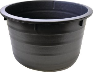 Pojemnik budowlany 90L czarny Ø 670x350 mm Gripline VV610300
