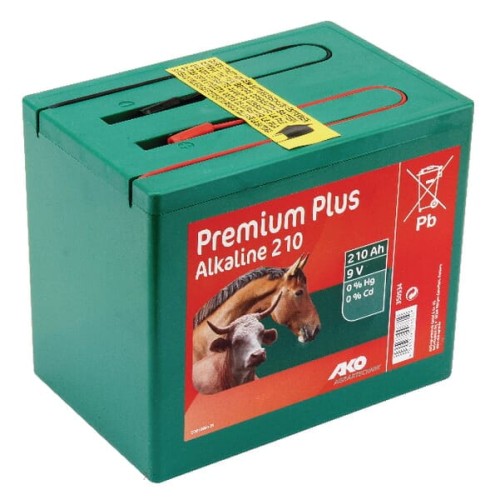 Bateria alkaliczna do elektryzatora 9V, 210Ah AKO 350534 - Intertraktor
