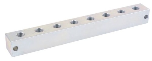 Blok rozdzielający 8 przyłączy M10x1 CLNB8M1010 - Intertraktor