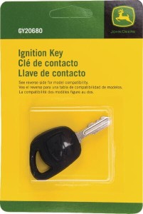 Kluczyk stacyjki zapłonu John Deere GY20680