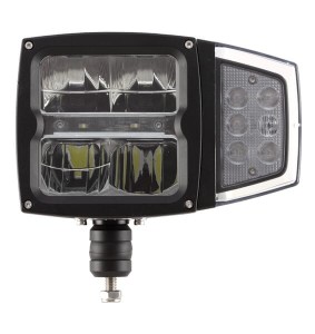 Reflektor przedni LED, 38W prostokątny 12/24V 229x150x80 mm podgrzewany, światła drogowe i mijania Kramp LA80043