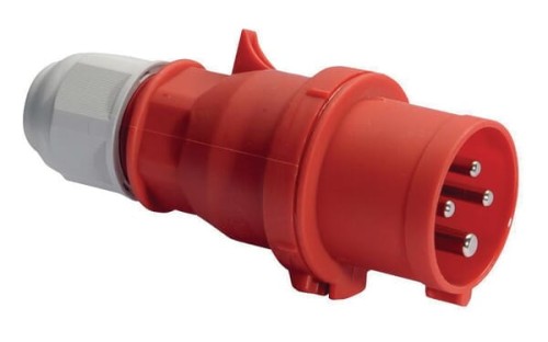 Wtyczka przenośna CEE 16A 4P 400V QC B022053 - Intertraktor